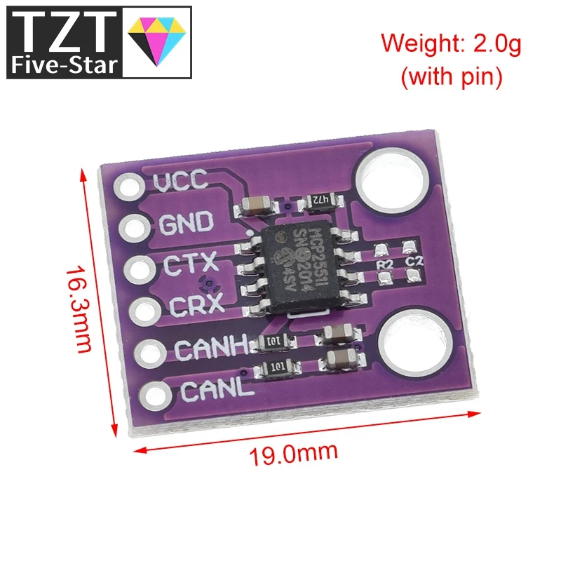 MCP2551 High-speed CAN Protocol Controller Bus Interface Module ForArduino