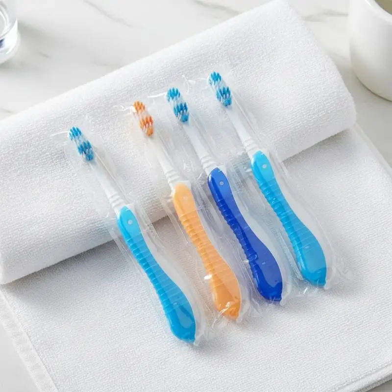 

For Trip Daily Use Women Men Travel Folding Toothbrush Portable Toothbrush Built In Cover Multi Color Size Collapsable Brush