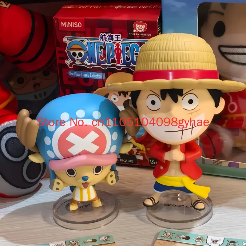 

New Original One Piece Blind Box Classic Character Mystery Box Zorro Figurine Ornaments Cool Trendy Toys Kids Birthday Gifts