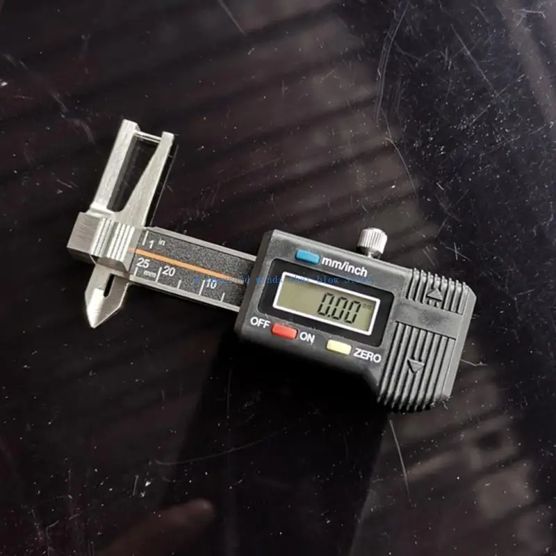 

E7CC 0-25mm 0.01mm Caliper Digital Jewel Gauge Diamond Thickness Gauge