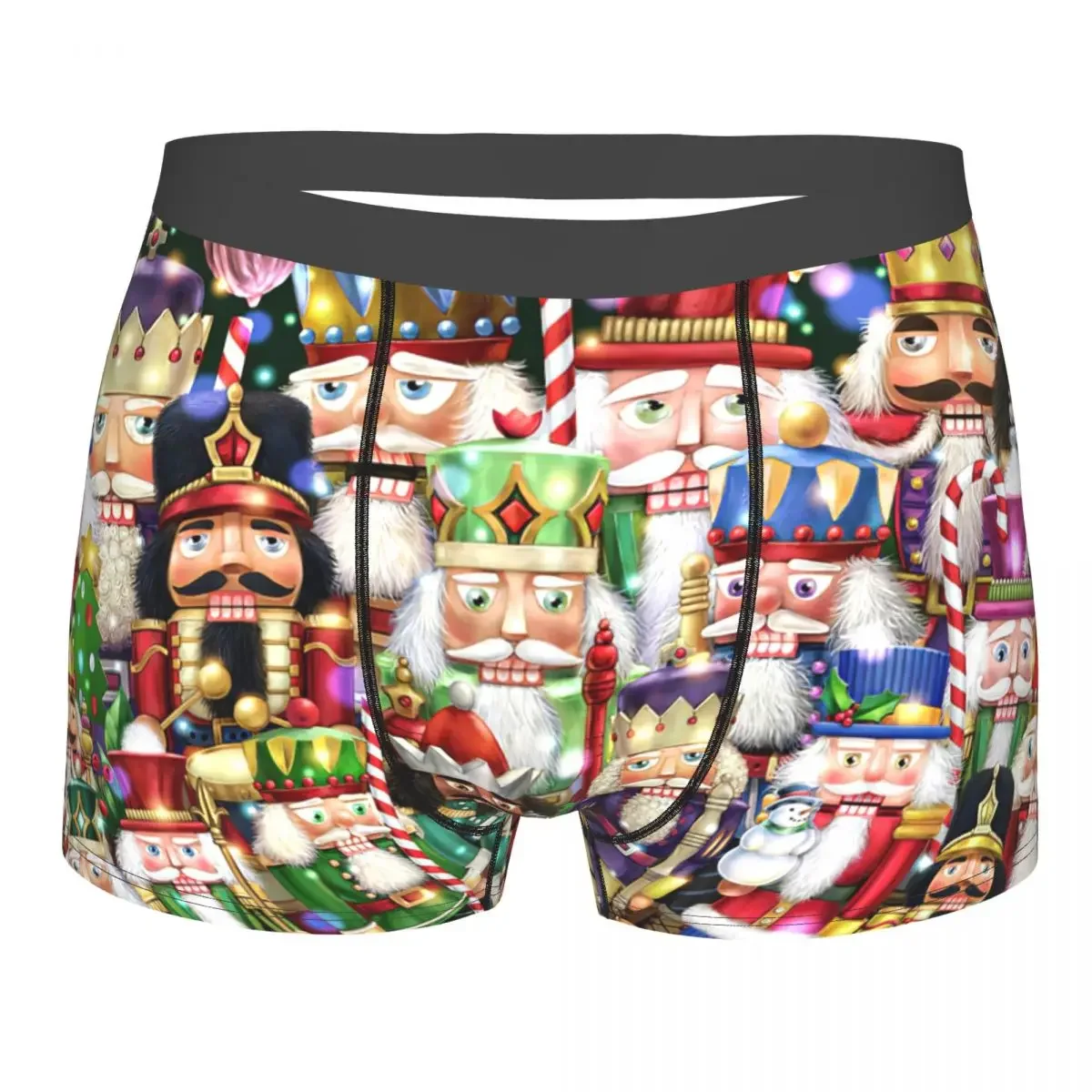 A Festival Of Nutcrackers,Christmas Underpants Breathbale Panties Male Underwear Print Shorts Boxer Briefs