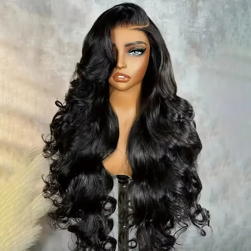 

Парик из натуральных волос 6x4 HD Lace Closure, 200% плотность, волнистый, без клея, предварительно прорезанный, готовый к носке, для женщин
