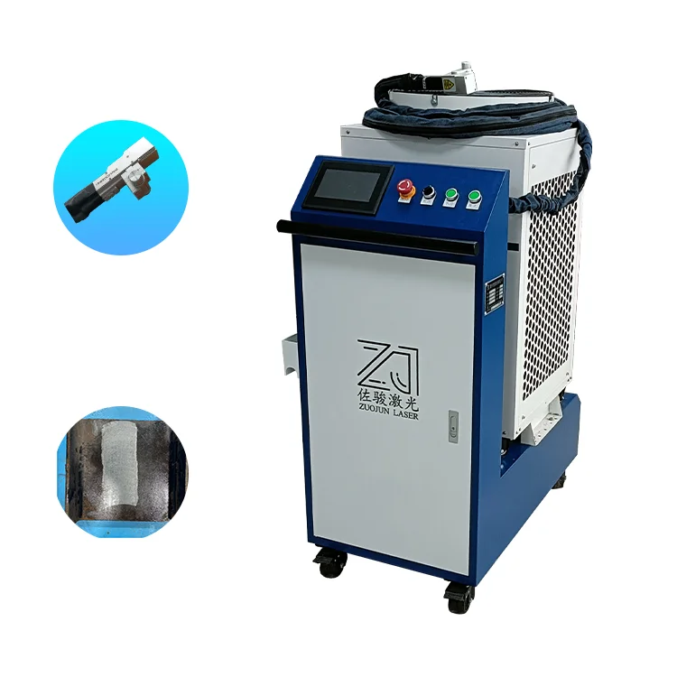 1500W 2000W Continuous Fiber Laser Handheld Cleaning Machine Laser Rust and Paint Removal Machine for metal