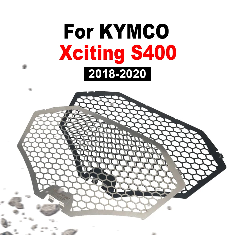 For KYMCO Xciting S400 2018 209 2020 Motorcycle Radiator Grille Guard Cover Fuel Tank Protect