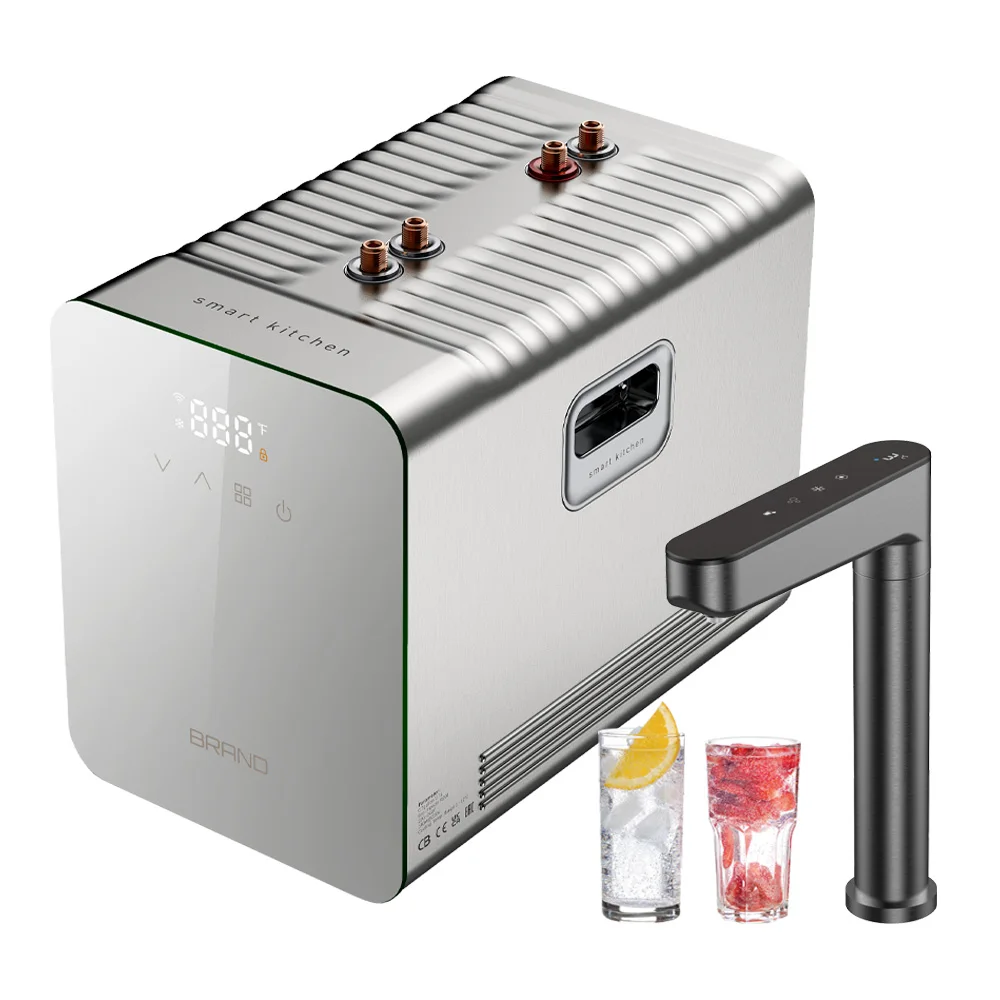 Commercial Automatic Carbonated Sparkling Water Maker Soda Dispenser Under Sink Soda Sparkling Water Dispenser With 3 In 1 Taps