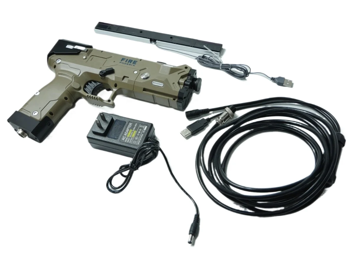 Aim Fire Light Gun Wired Connection Version,Family Arcade Game Support PC,Built-in Recoil