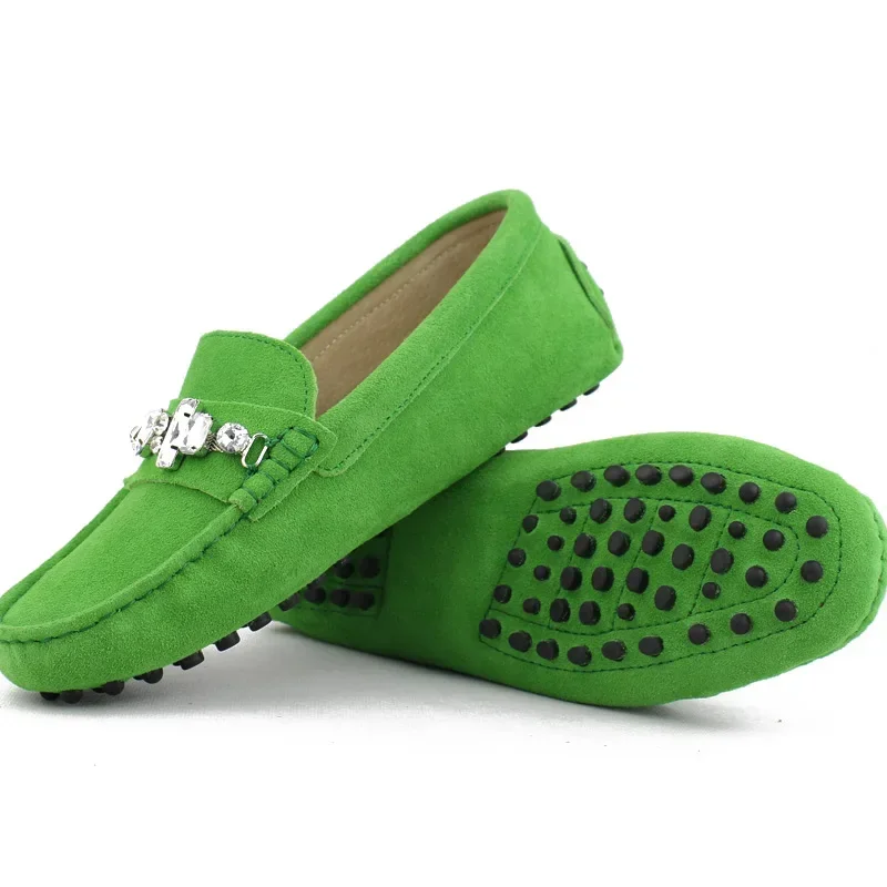 2026 New Casual Womens Shoes Genuine Leather Women Loafers Moccasins Fashion Slip On Women Flats Shoes