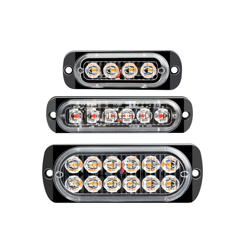 

LED Strobe Light Flashing Grille Lights Car Emergency Light 6LED WARN LIGHT Police Lights For Car TRUCK Strobe Led Light 12v 24v