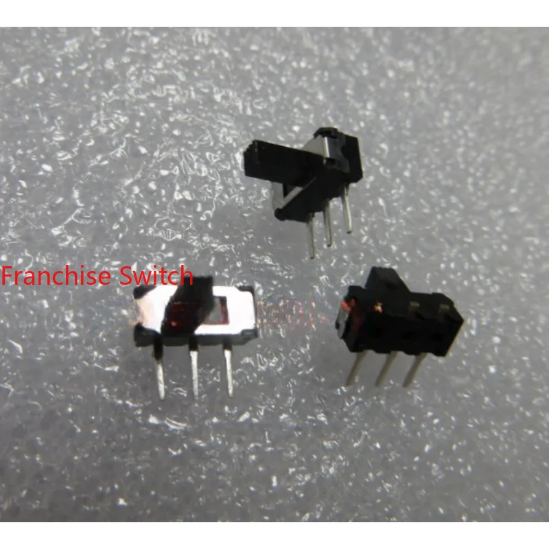 10PCS Micro Pull-out Switch, Sliding  Three-pin, 2-speed, Environmentally Friendly Handle With A Height Of 5mm