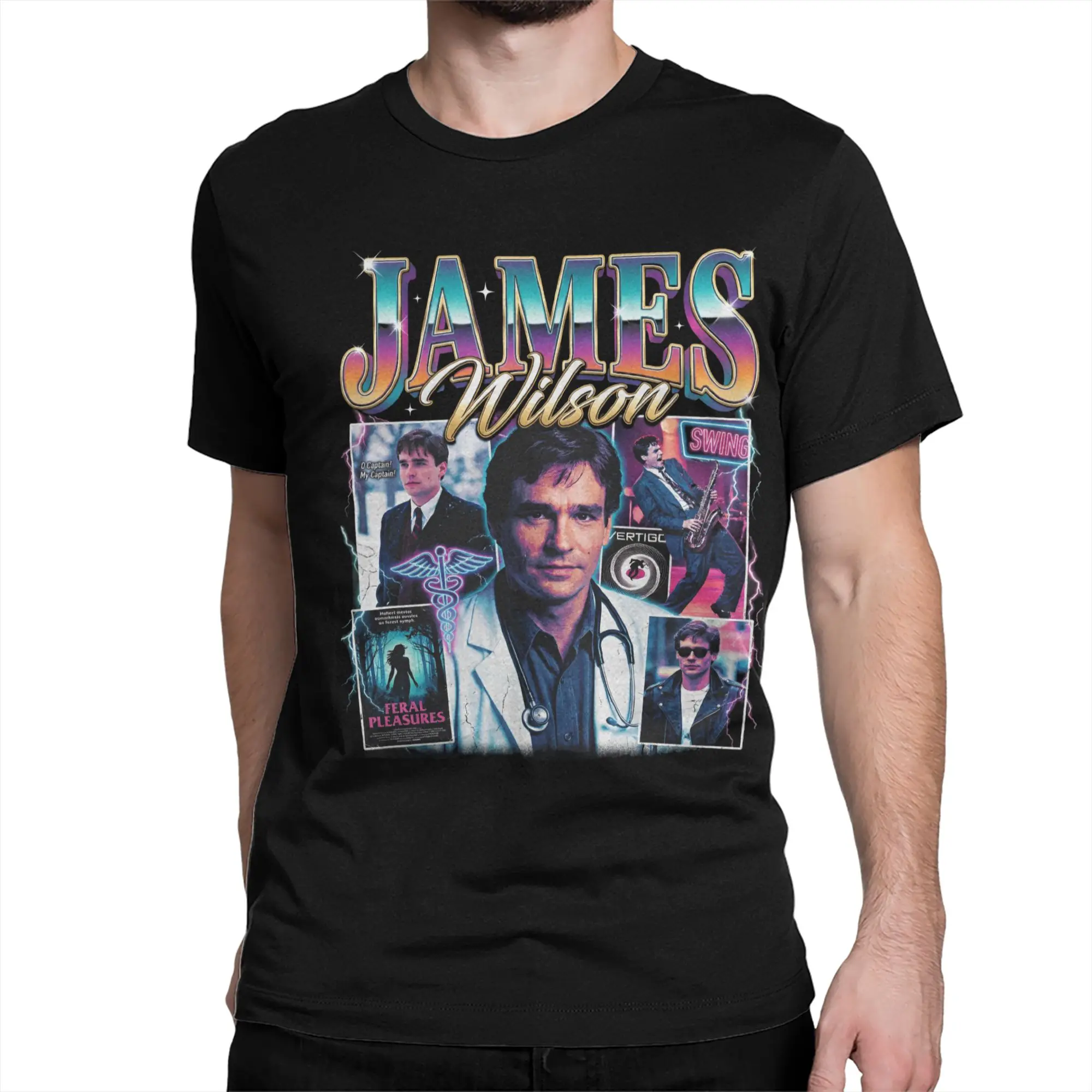 Dr James Wilson House MD T-Shirts for Men Women  Humorous 100% Cotton Tees Crew Neck Short Sleeve T Shirt Plus Size Tops