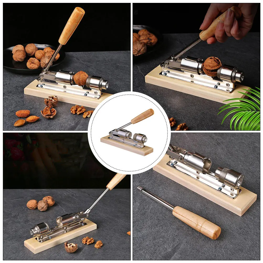 

Stainless Steel Cracker Multipurpose Nut Opener Portable Fresh Walnut Cutter For Kitchen Use Green Walnut Clamp Shell Opening