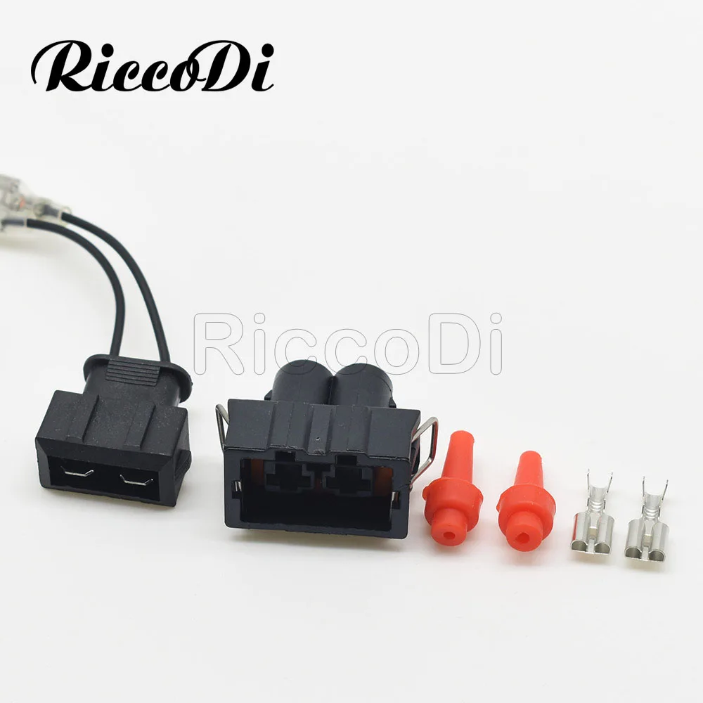 1-20 مجموعات 2 دبوس أنثى ذكر موصل 357951772 الكهربائية السيارات الصوت القرن موصلات التوصيل 357 951 772 لشركة فولكس فاجن