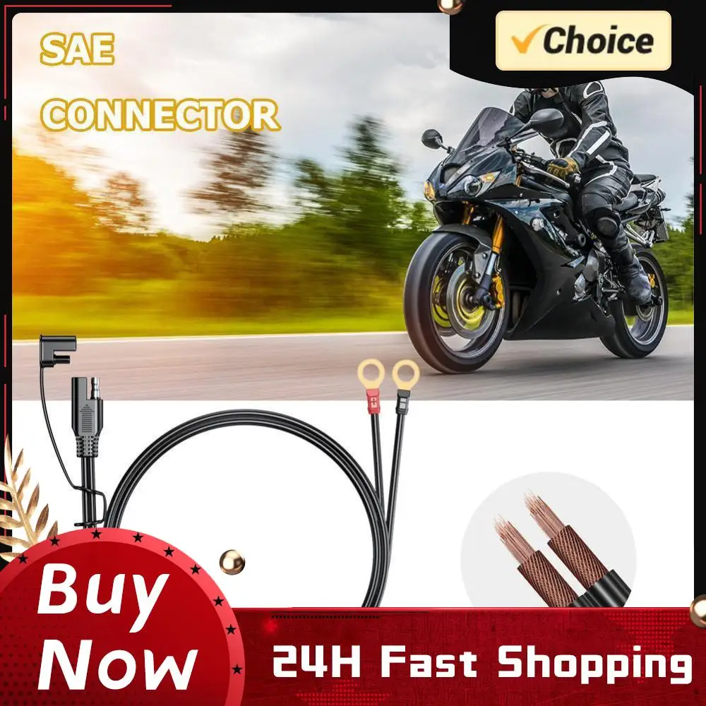 

18AWG O Connector Battery Charger Extension Wire 12-24V Ring Terminal Cable Connector Waterproof for Battery Charger/Maintainer