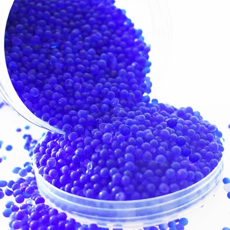 500g Blue discolored silica gel desiccant 3-5mm transformer machinery and equipment electronic products moisture-proof beads