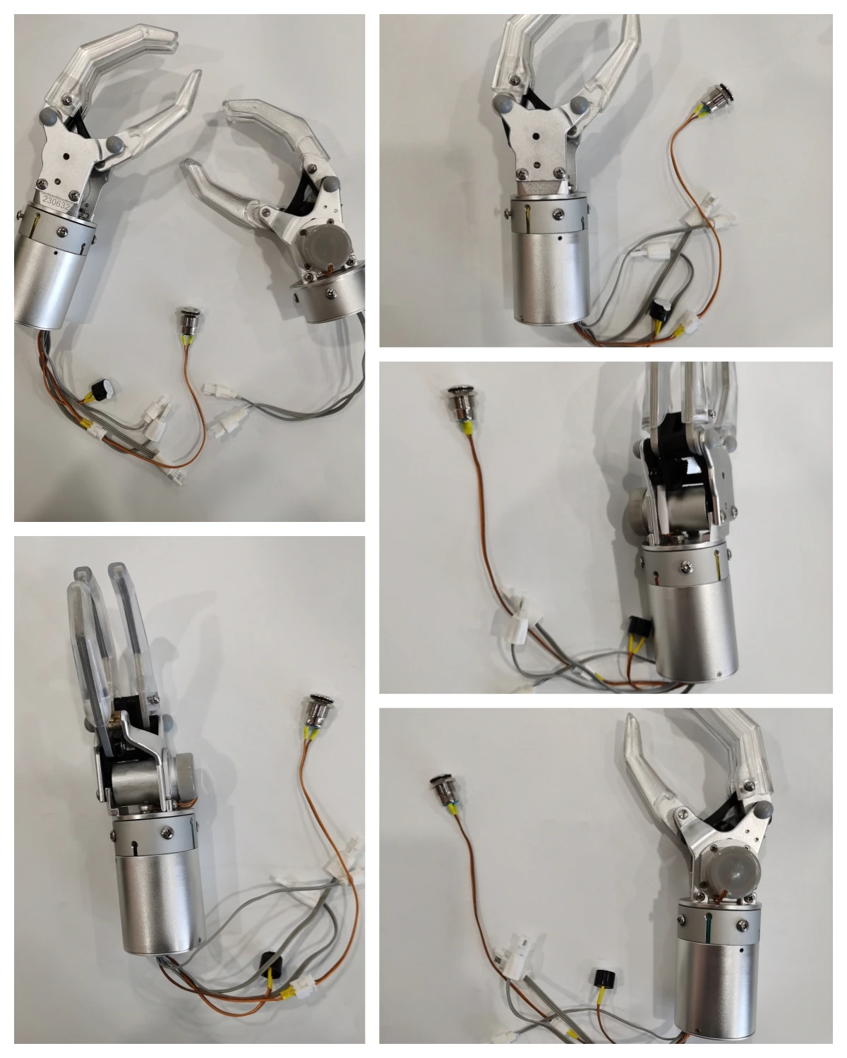Prosthetic Hand with One Degree Freedom Artificial Limbs Parts Bionic  Hand Myoelectricity Control
