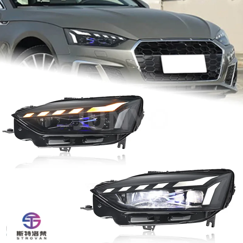 Auto Lighting System Led Headlight for A5 2021-2024 High-End Led Daytime Running Lights Pair Left and Right