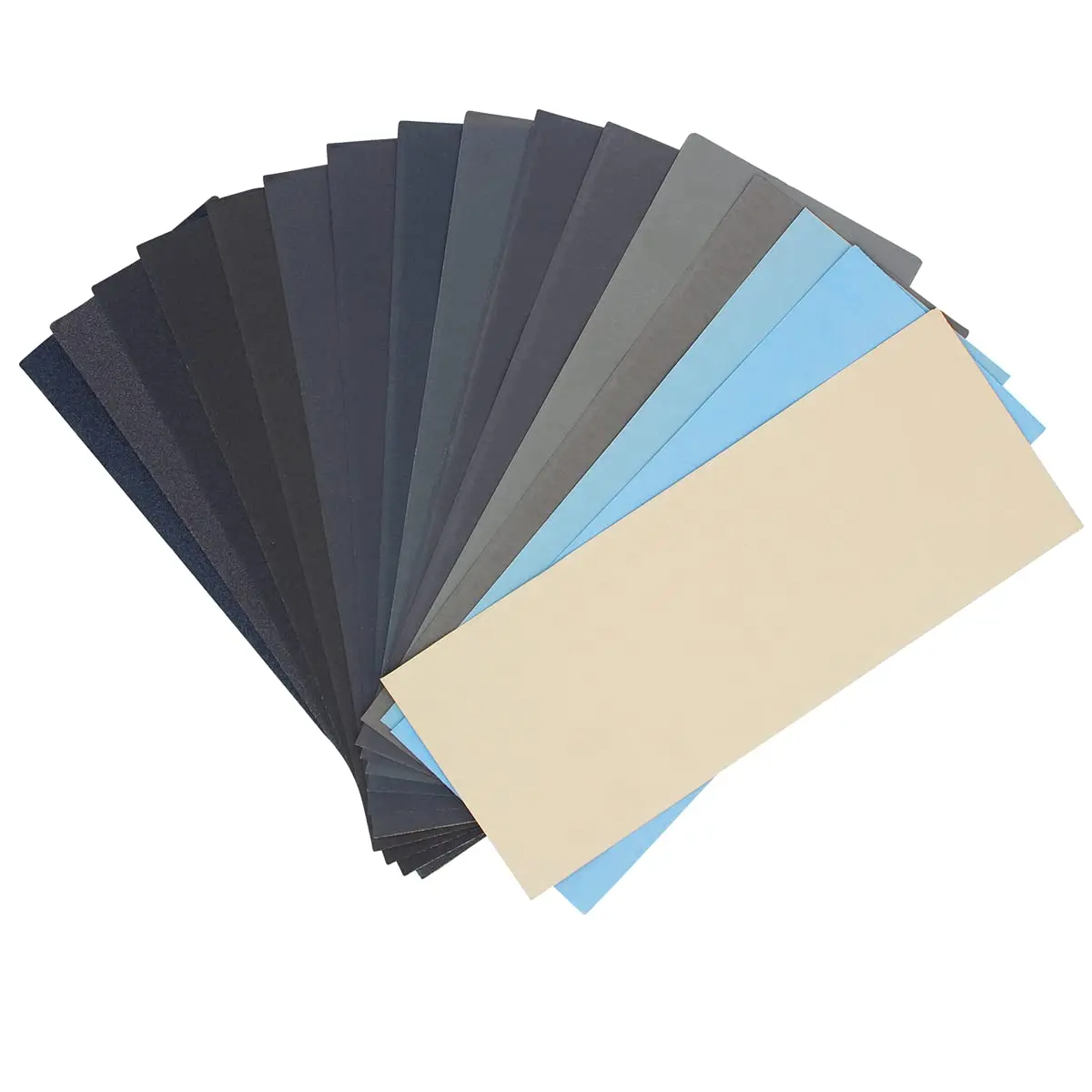 

51 Pcs Ultra Fine Wet Dry Sandpaper 120-10000 Grit for Wood, Metal, Automotive Polishing, 9x3.6 Inches