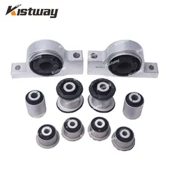 10PCS Front Auto Suspension Upper Lower Control Arm Bushing Kit For Volvo V90 XC60 XC90 P3 S90 31360646 31451003 32246809