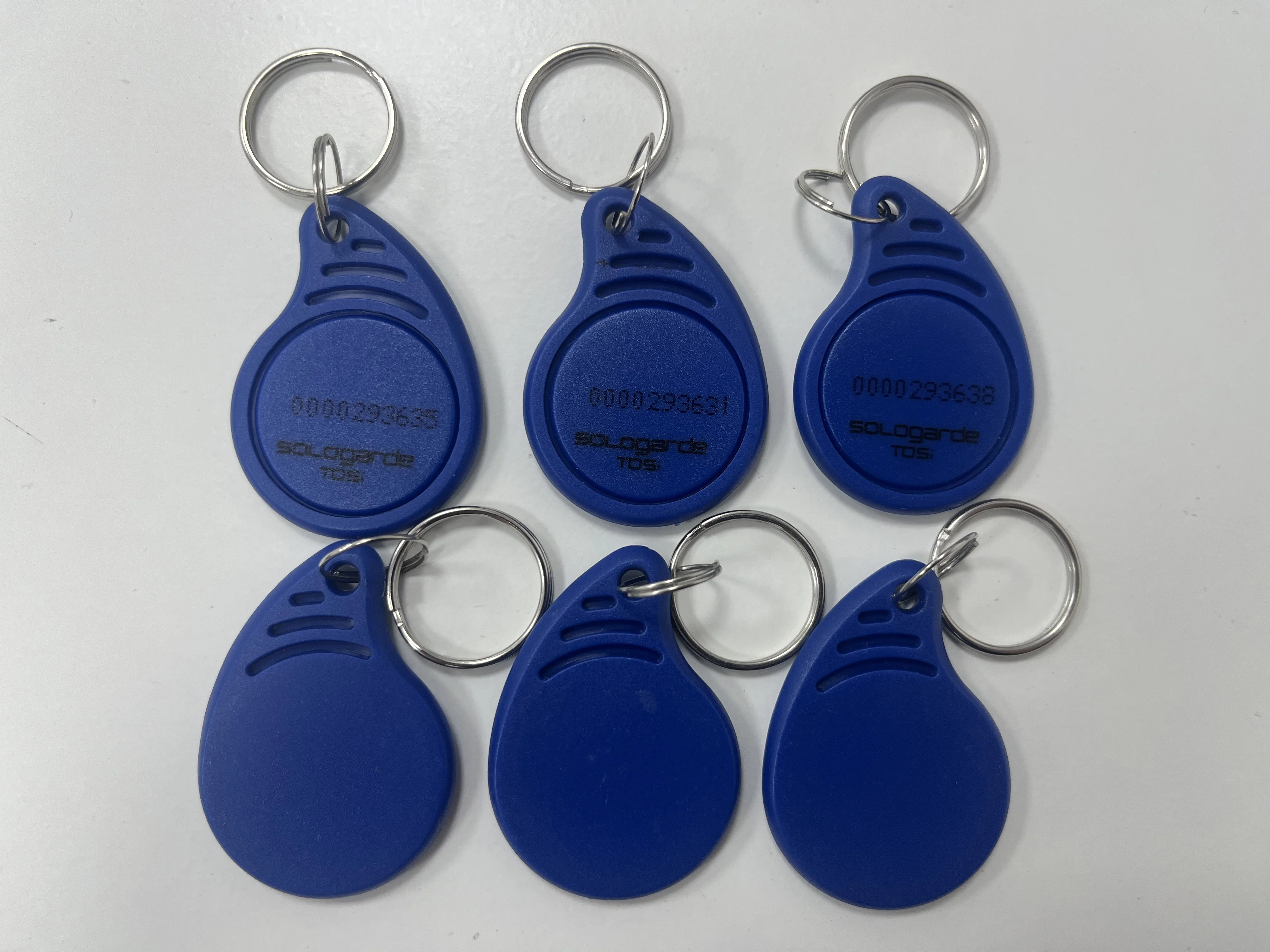 

Genuine 1K S50 keyfobs 13.56 MHz RFID IC M1 keychains for smart access control system