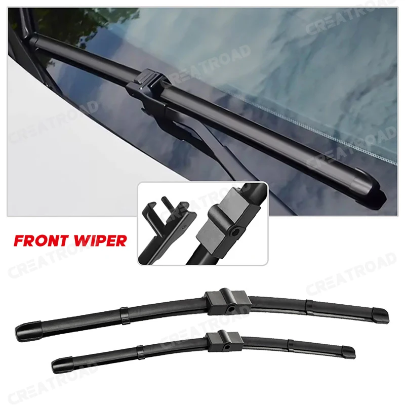 Wiper Front & Rear Wiper Blades Set For Ford Focus 2 Hatch 2005 - 2011 Windshield Windscreen Window Brushes 26