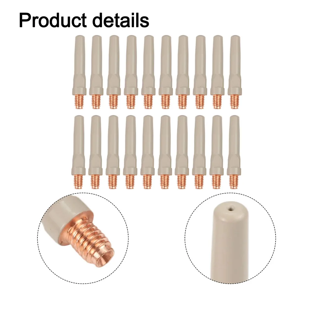 Torch Accessory Welding Nozzle Workshop Welding Gray,Copper Non-stick Coating Slag Resistant Design Smooth Wire Feed