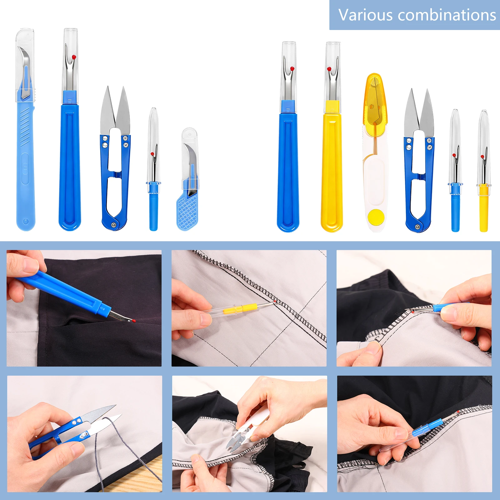 Seam Thread Remover Kit for Quilting and Sewing