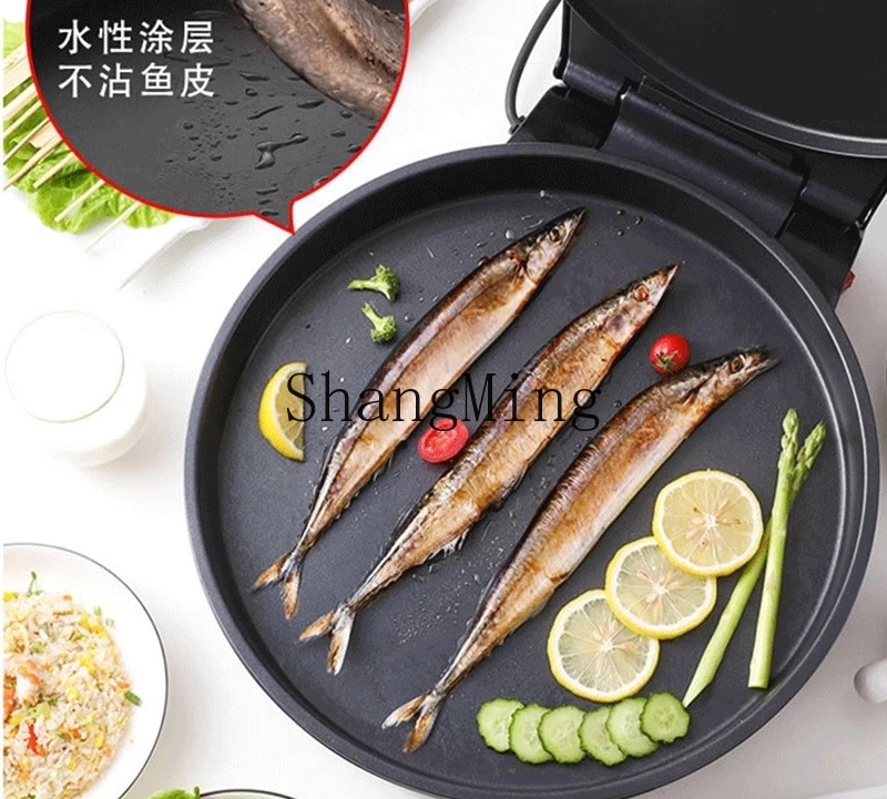 ZYY riscaldamento bifacciale domestico con batteria allargata e approfondita, grande padella speciale per pancake