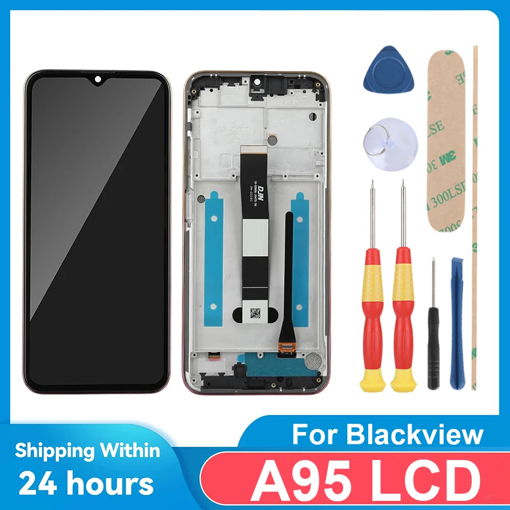 

For Blackview A95 / 6.5" FHD+ LCD Display + Touch Screen+With Frame