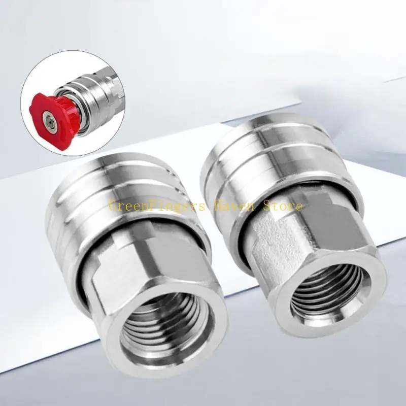 F68D 1/4'' High Pressure Washer Adapter Quick Connector Quick Releases Fittings