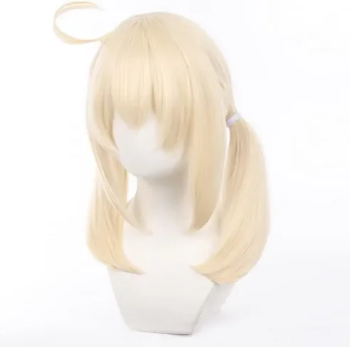 Anime Cosplay Wig, Genshin Impact Wig, , for Halloween, Party, Carnival, Nightlife, Concerts, Weddings (Klee)