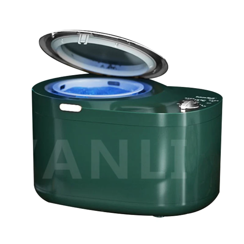 가정용 미니 휴대용 세탁기 220V/2400W 자동 초음파 세척기, 속옷 세탁 양말 용품