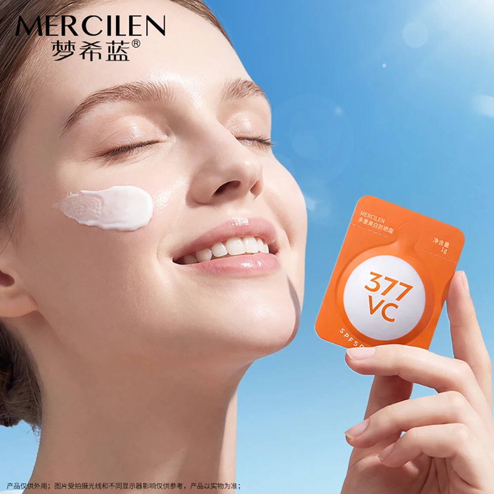 Brightening Sunscreen Face Care Lotion Oil Control Sunscreen SPF50+ Moisturizing Face Concealer BB Cream Base Makeup Skincare