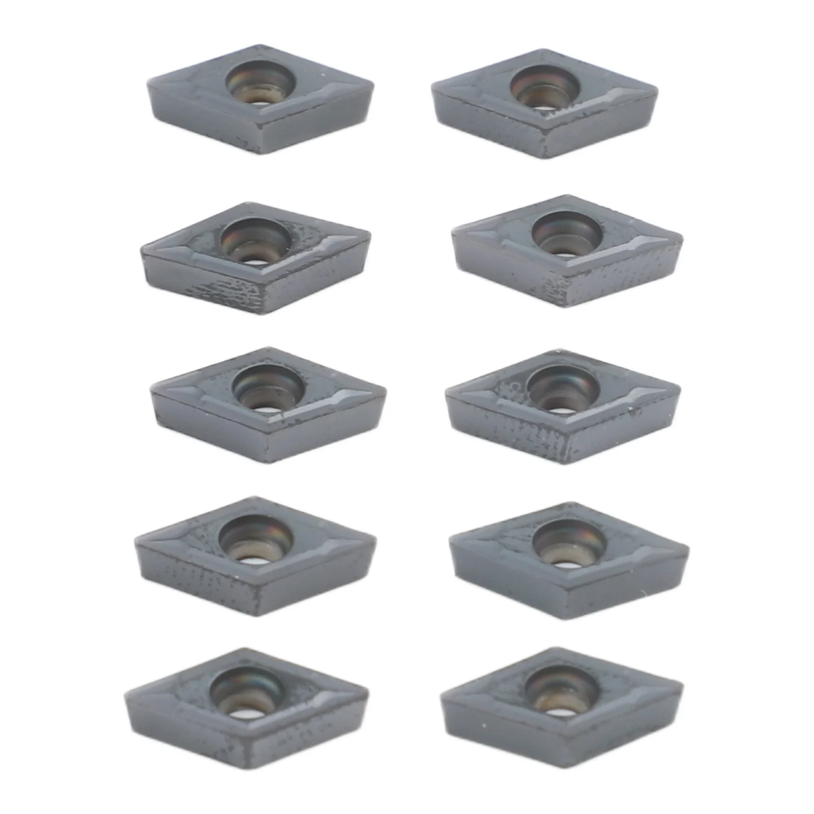 

10pcs Carbide DCMT070204-SM Inserts with Inner Hole for Turning Lathe Machinery Tools High Resistance Cutting Blades