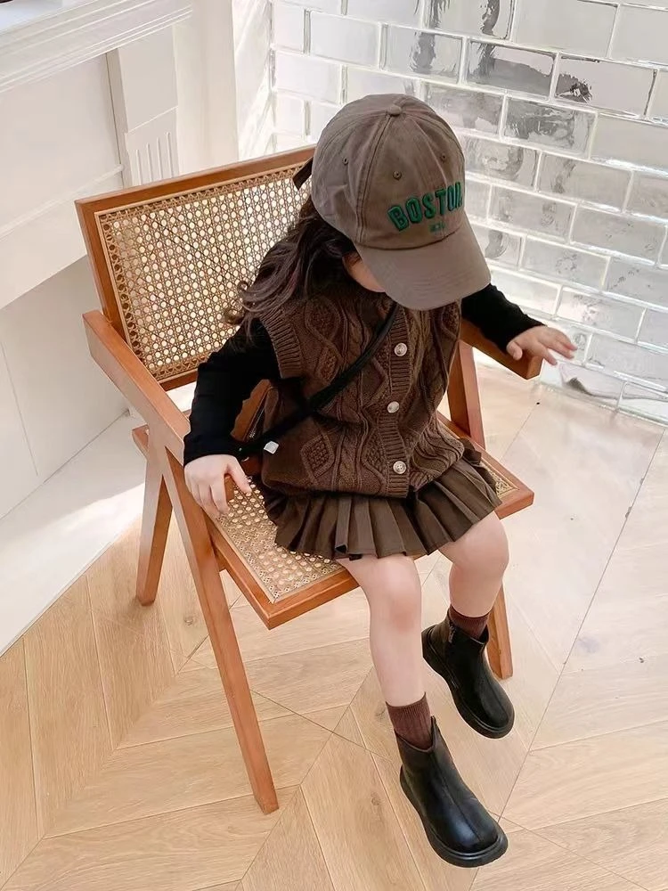 

Kids Fashion Ankle Boots Spring Autumn New Boys Girls Warm Cotton Leather Casual Shoes Trendy Cute Baby Booties