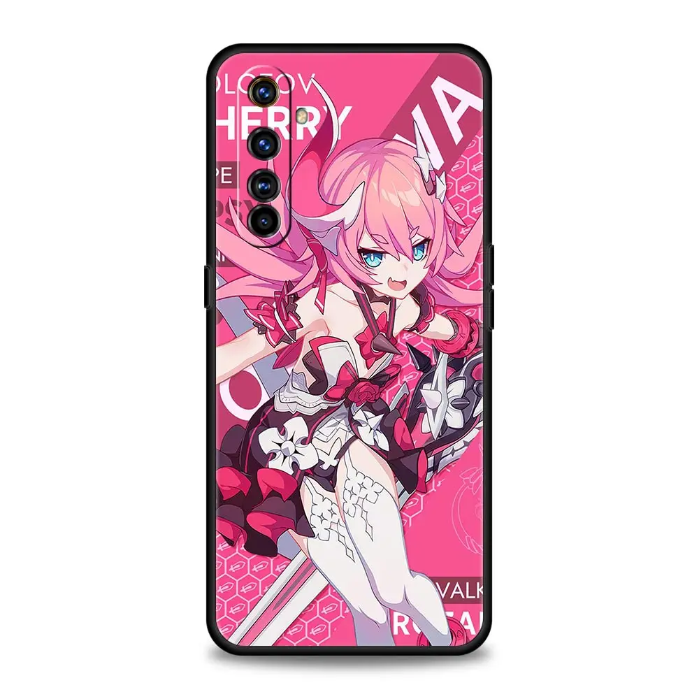 Honkai Impact Case For OPPO Realme 9 8 7 6 GT2 Pro Plus 5G C35 C25 C21 C11 C3 8i 9i GT Neo 2 3 Phone Cover Black Silicone Shell