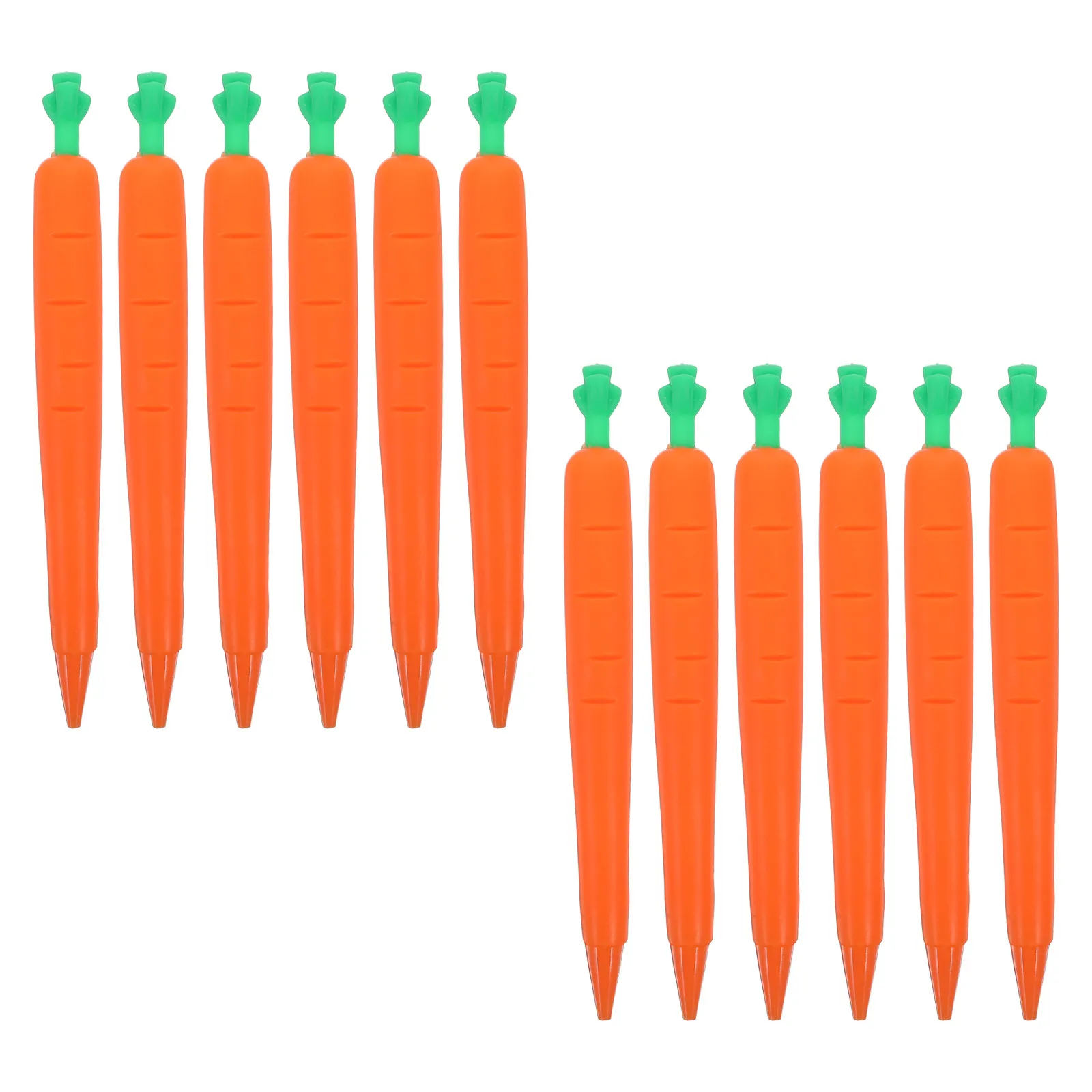 

Набор из 12 механических карандашей в форме моркови, креативный мультяшный дизайн, школьные принадлежности, автоматическая ручка для письма, милые канцелярские товары для студентов в стиле каваи