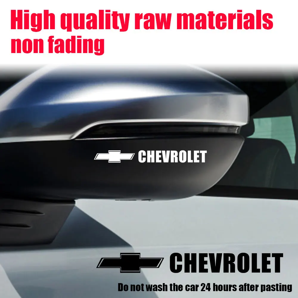 Car Logo Emblem Stickers Body Side Fender Badge Decal Sticker For Chevrolet Cruze Captiva Trax Malibu Tahoe Equinox Impala Sail