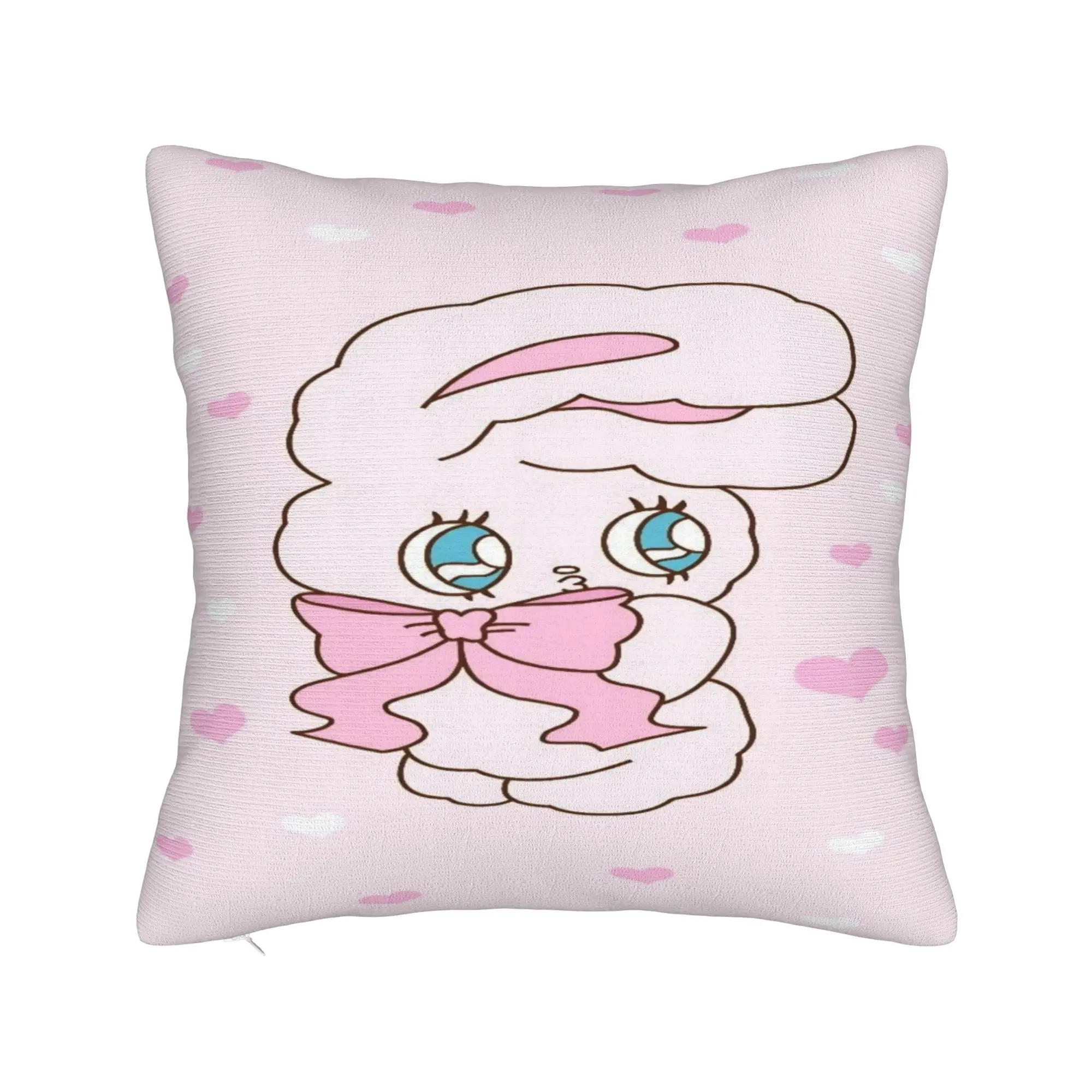 Bed Decoration Esther Bunny cartoon rabbit Pillowcase Merch  Pillow Covers Zippered Multiple Sizes
