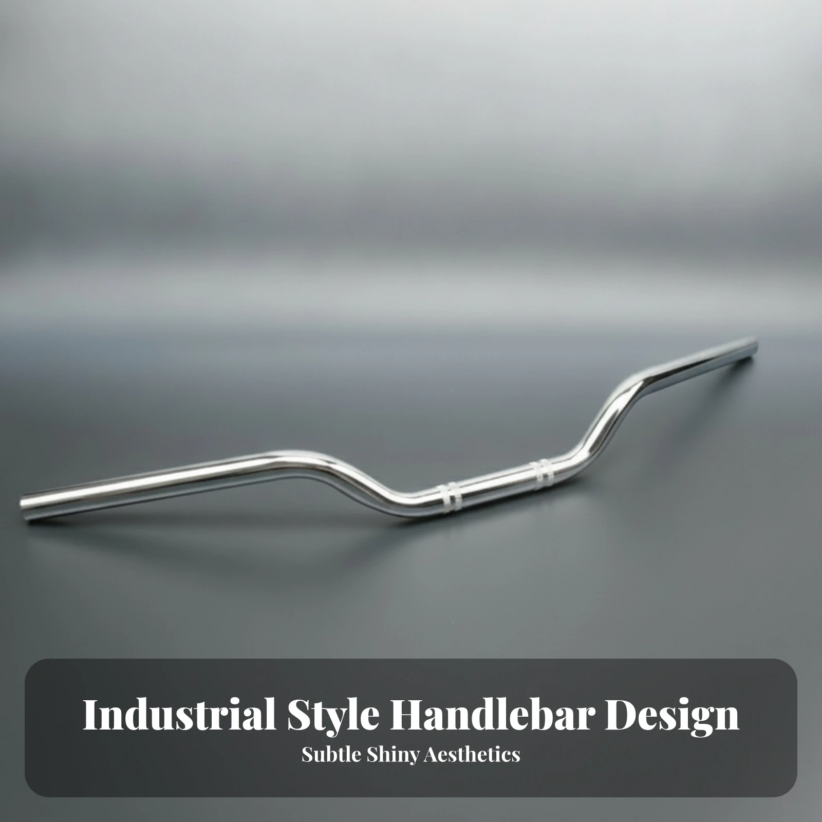 Retro Motorcycle Handlebar Smooth Bent Motorcycle Handlebar Polished