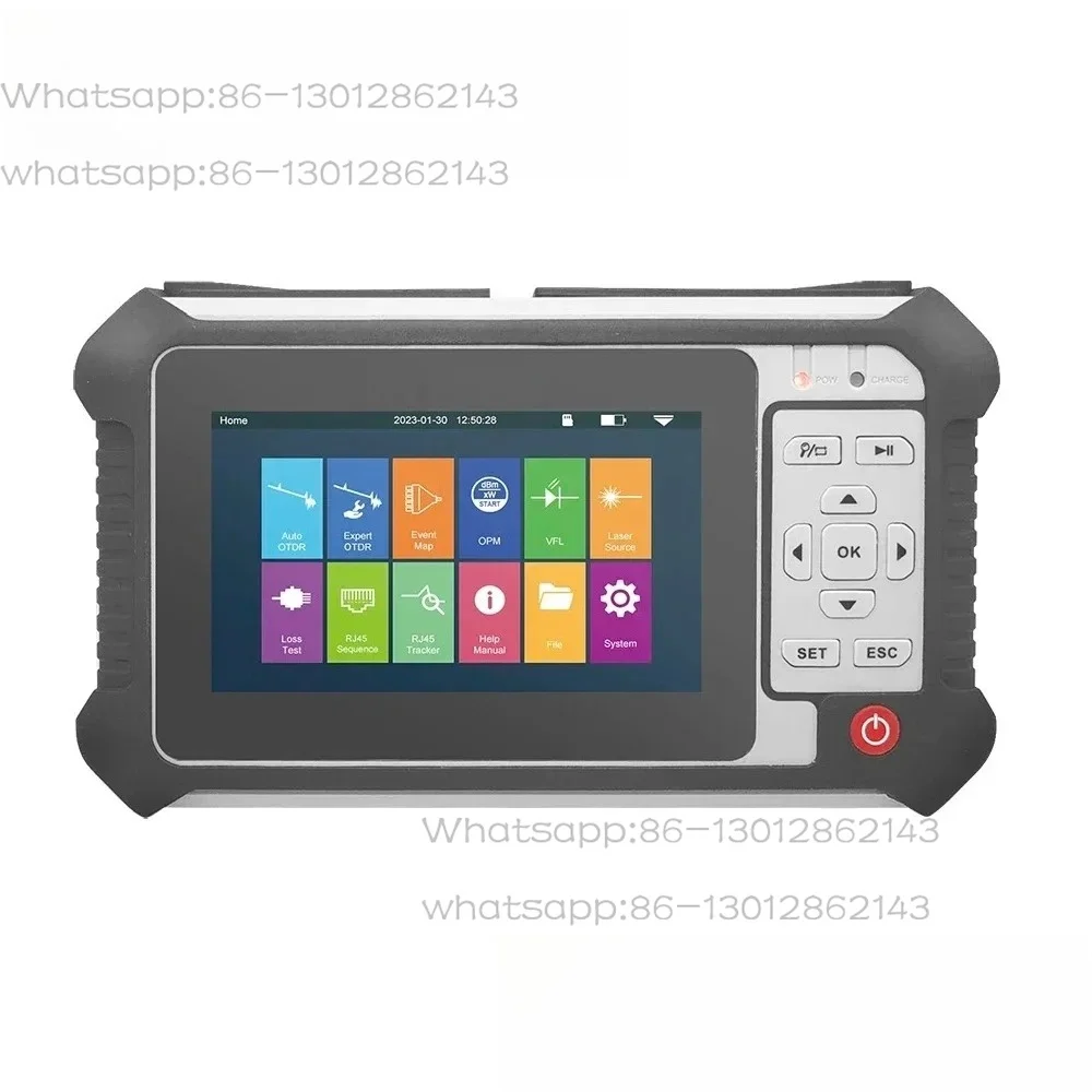 2026Touch Screen Handheld Multifunctional Fiber Optic Tester, Passive  Network Visual Fault Locator  Optical Time Domain
