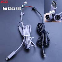 JCD 1pcs High Quality USB 4 Pin For Cable Cord Cable+Breakaway Adapter Replacement For Xbox 360 Wired Controller Accessories