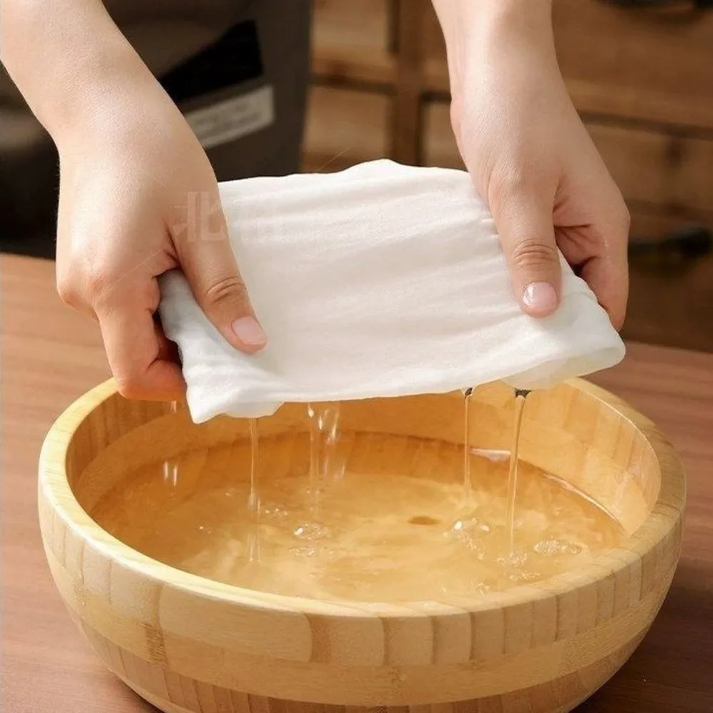 Elastic Design Cotton Lid Cover Condensation Control Heat Resistant Round Lid Protector Durable Cotton Absorbent Material