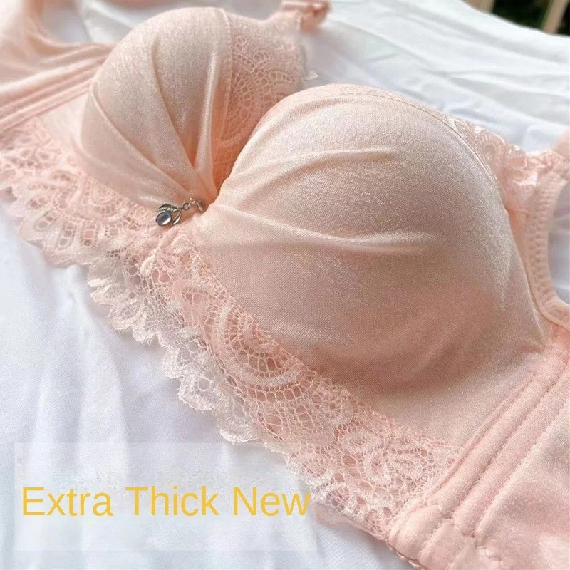 lingerie for women Super Thick Small Chest No Steel Ring Bra Thickening 12cm Sexy Lingerie Female Lace