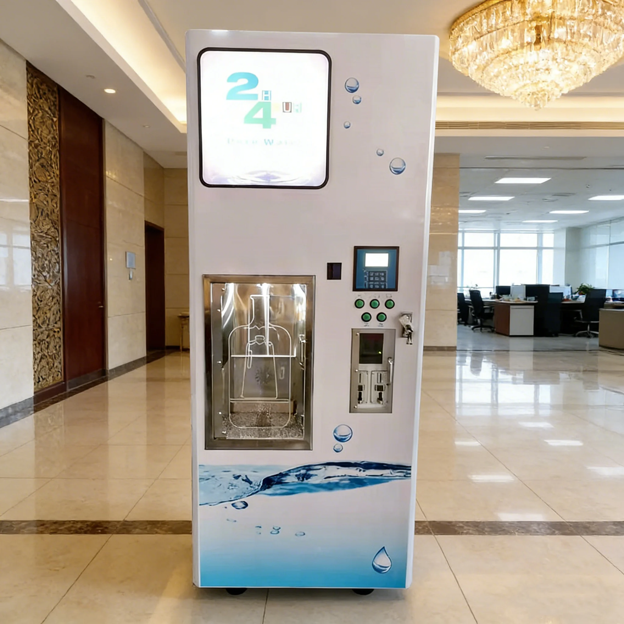 

Customized Commercial Purified Water Vending Machine Self-Service RO Water Dispenser Coin Operated for Community School Station