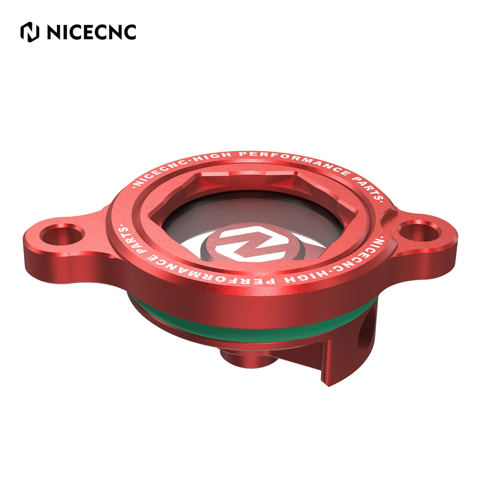 NICECNC For Honda CRF250R CRF250RX CRF450R CRF450RWE CRF450X CRF450RX CRF450L CRF450RL Transparent Engine Oil Filter Cover Cap