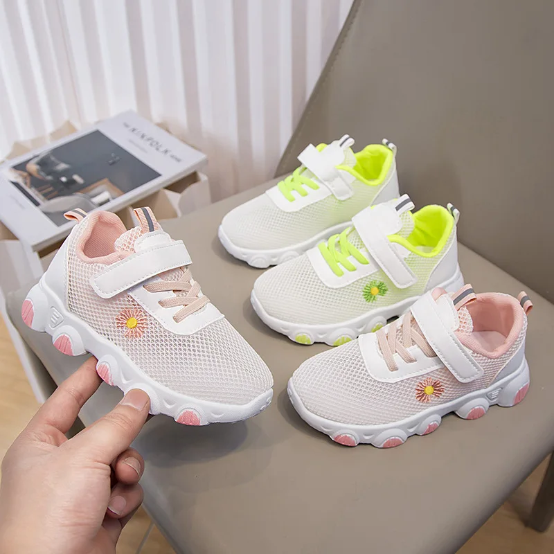 

Zapatos Fashion Girls' Shoes 2025 Autumn New Kids Sneakers Comfort Anti Slip Girls' Breathable Mesh Shoes Zapatillas De Mujer