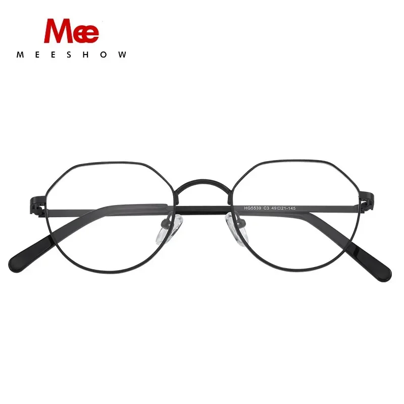 Meeshow prescription glasses Titanium 124mm Girls Boy glasses oculos de grau feminino armacao eyeglasses vintage frame NEW 8914