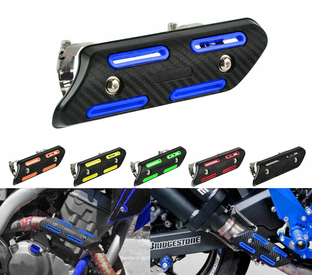 

Pipe Heat Shield Cover Heel Guard For SUZUKI DR650 DR650S DR650SE