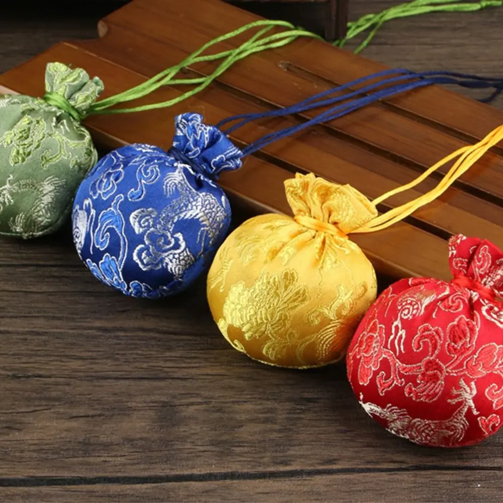 التنين قارب مهرجان حقيبة التنين نمط الكيس تغليف المجوهرات نمط العرقية مجوهرات حقيبة التخزين الحقيبة الصغيرة الديباج