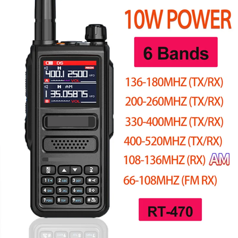 Handy Radio GPS handheld walkie-talkie two way Radio long range distance military walkie talkie